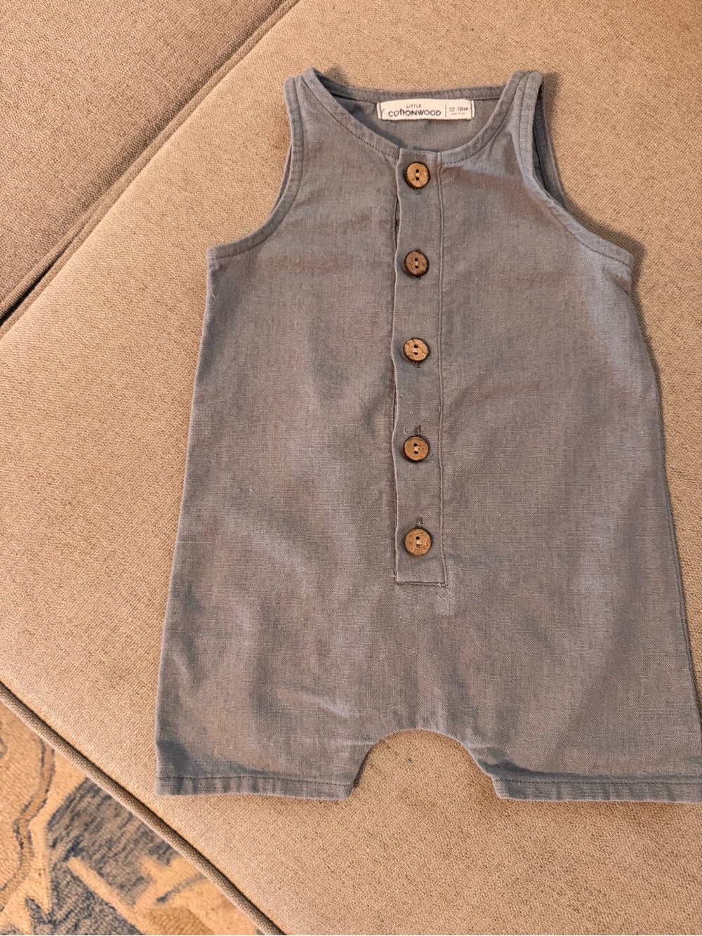 Little cottonwood Button Romper